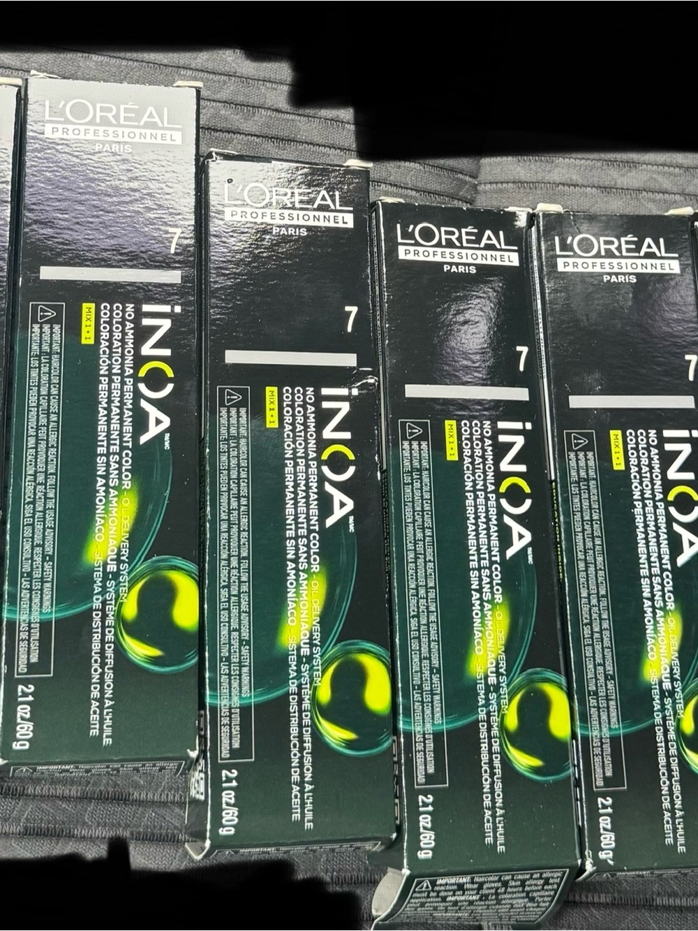 6-brand new L'Oréal Professionnel INOA Hair Color Shade 7 - Dark Blonde